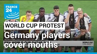 Download lagu Germany players cover mouths in protest for World Cup photo amid armband row • FRANCE 24 English mp3 Download lagu Germany players cover mouths in protest for World Cup photo amid armband row • FRANCE 24 English mp3