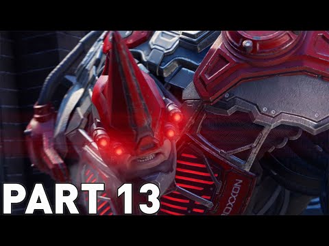 SPIDER-MAN MILES MORALES Walkthrough Gameplay Part 13 - RHINO BOSS (PS4 PRO)