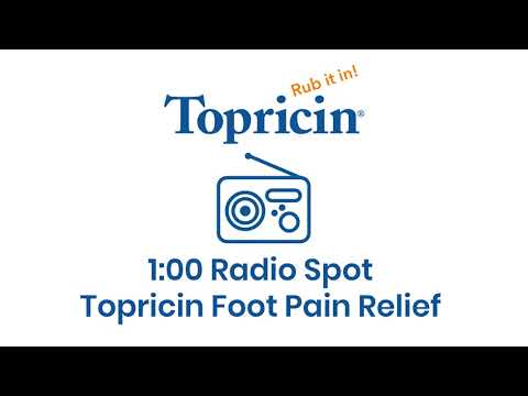 Topricin Foot Pain Relief Cream | 1:00 Radio Spot
