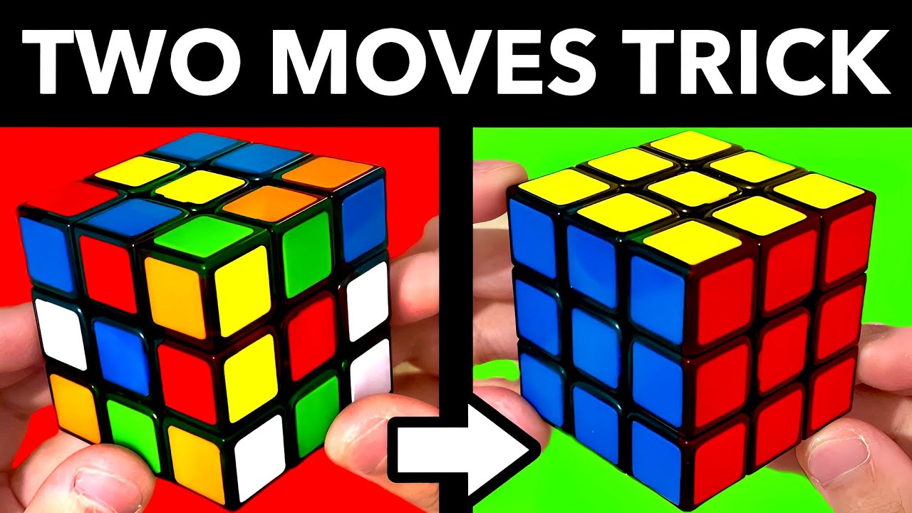 Watch video Rubik’s Cube Solve in TWO Moves Trick EXPOSED! Now Rubik’s Cube Solve in TWO Moves Trick EXPOSED!