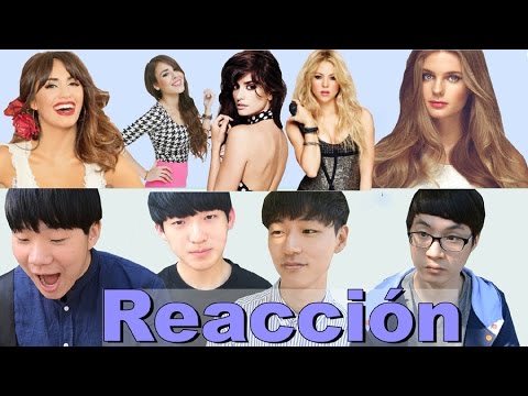 Coreanos reaccionan a las Famosas Latinas (ESP & ENG SUB)