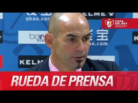 Rueda de prensa de Jémez tras el Rayo Vallecano (1-1) Atlético de Madrid