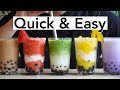Classic Boba Tea Recipe Homemade Bubble Tea 5 Ways