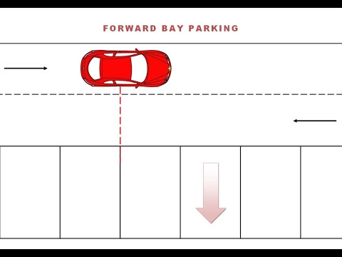 Learn Forward Bay Parking | Beginner Driver Guide (Drone Footage) | Parking Easy Step-by-Step Guide