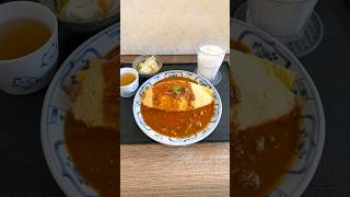 #静岡グルメ 食べ応え抜群チーズインオムライス！【でみぐら亭】 #Shorts #food