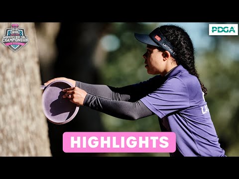 Round 2 Highlights | 2024 Throw Pink Women’s Disc Golf Championship