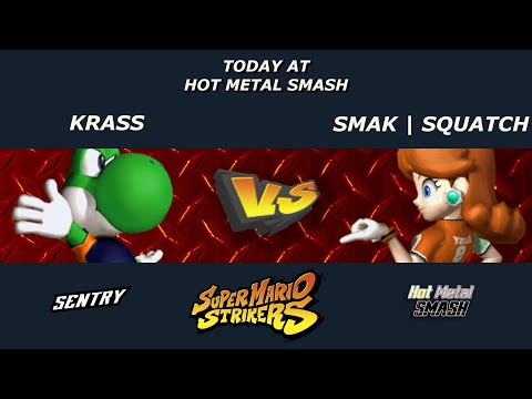Hot Metal Smash #13 Losers Round 1 - Krass (Yoshi) vs. SMAK | squatch (Daisy) - Strikers (GC)