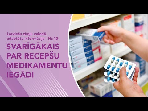 Nr. 10 “Svarīgākais par recepšu medikamentu iegādi”