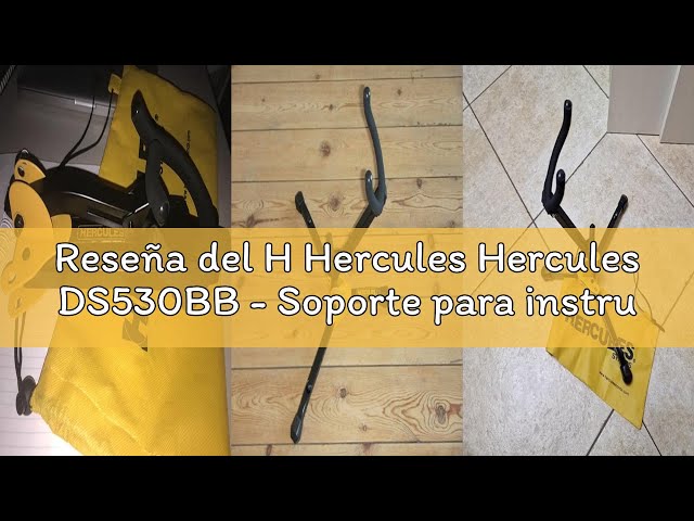 Vídeo relacionado con Hercules DS530BB - Soporte para instrumento de viento tenor (para saxofón alto y viola), color negro