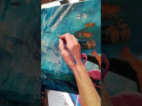 How to Paint Pink Ponies & Unicorns feel the Emotion