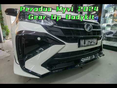 perodua Myvi 2024 facelite gear up bodykit