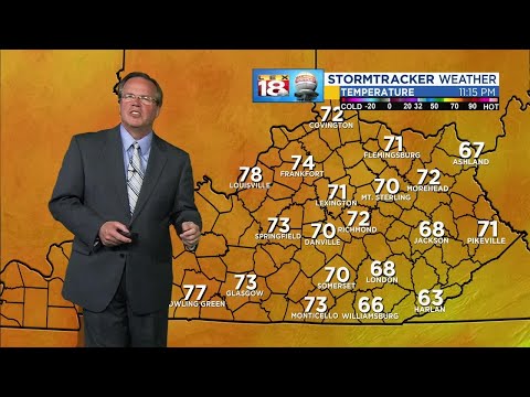 Weather At 11 PM: May 9, 2018