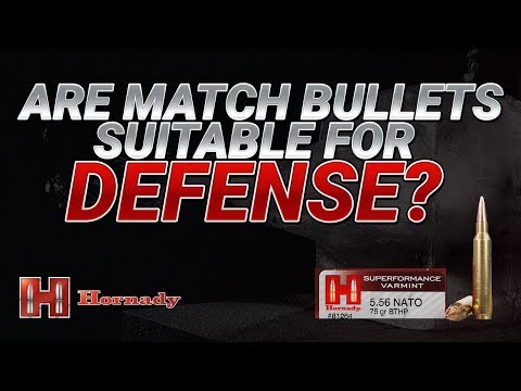 Are Match Bullets Suitable for Defense? Hornady 75gr BTHP Gel Test