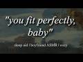 Cuddle Up On My Chest Boyfriend ASMR Sleep Aid Cozy Breathing