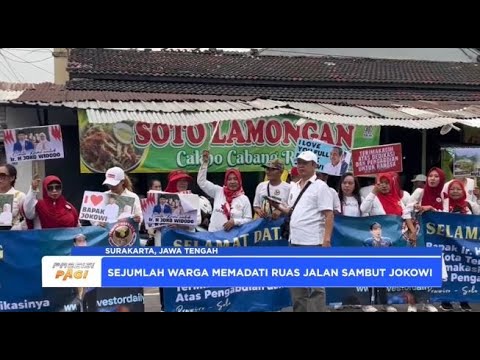 PENYAMBUTAN JOKOWI DI SOLO JAWA TENGAH