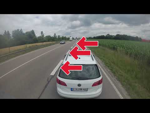 Acceleration lane/ motorway/ lane change