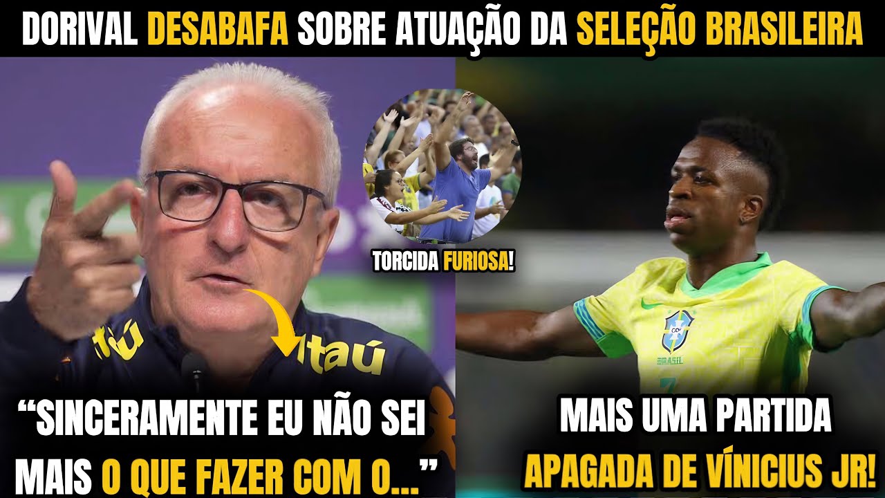 🚨EITA! veja o que DISSE DORIVAL após mais um VEXAME da SELEÇÃO BRASILEIRA ONTEM