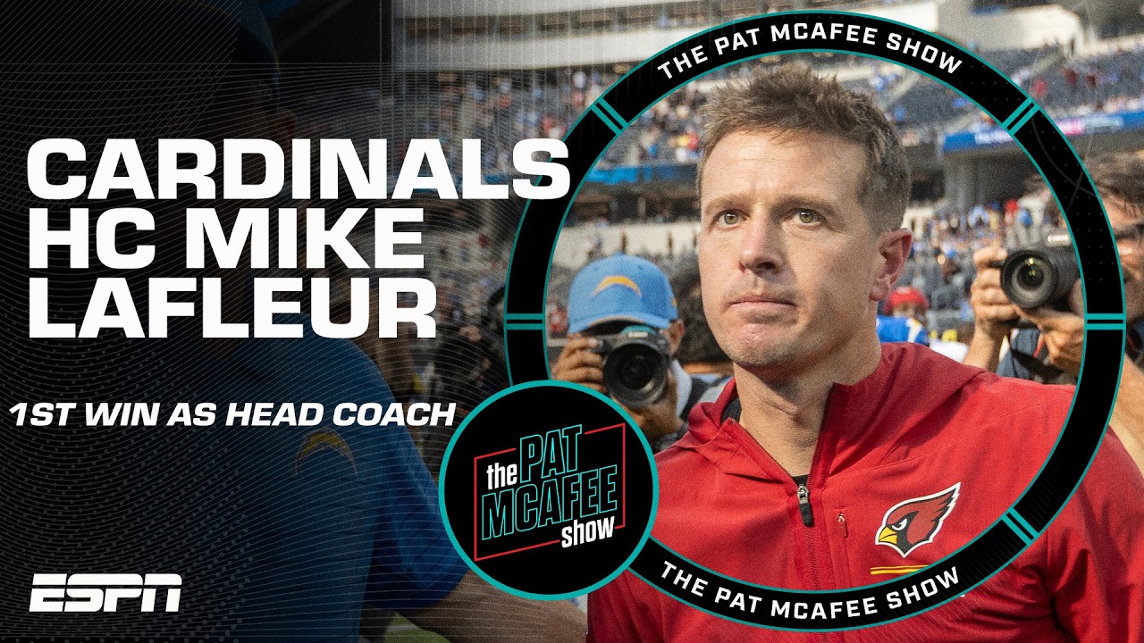 Cardinals HC Mike LaFleur started his NFL head coaching career with a win! 👏 | The Pat McAfee Show