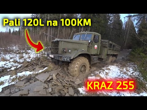 Kraz 255 - Monster from the USSR - Easily traverses rivers and swamps