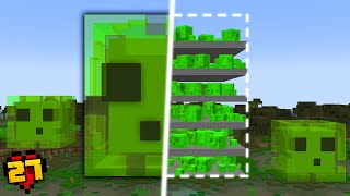 I Built a SLIME FARM inside a SLIME in Minecraft Hardcore! (#27)