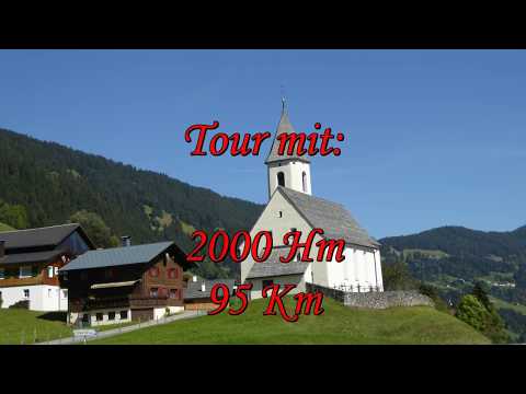 St. Anton nach Sulz durch das Verwalltal mit dem Bike im September 18