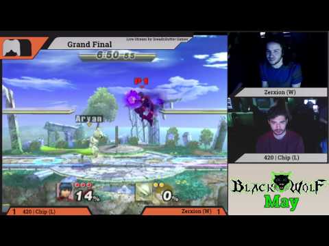 Black Wolf May - Grand Finals - Chip (Marth) vs Zerxion (Mewtwo) - SSBPM