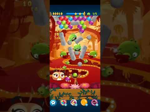 Angry Birds Pop Bubble Shooter-Level 682 3 STARS NO BOOSTERS #angrybirdspopbubbleshooter