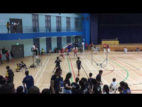 2017 C Boys National Final 2nd Double Johann/Lucas vs Chua Siang Ray/Larry Lim
