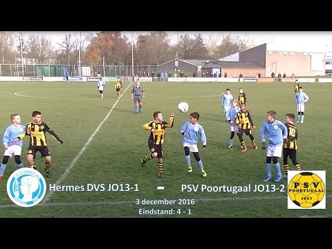 Samenvatting Hermes DVS JO13-1 -  PSV Poortugaal JO13-2