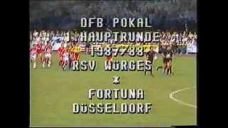 preview picture of video 'RSV Würges - Fortuna Düsseldorf 1987 DFB-Pokal Highlights'