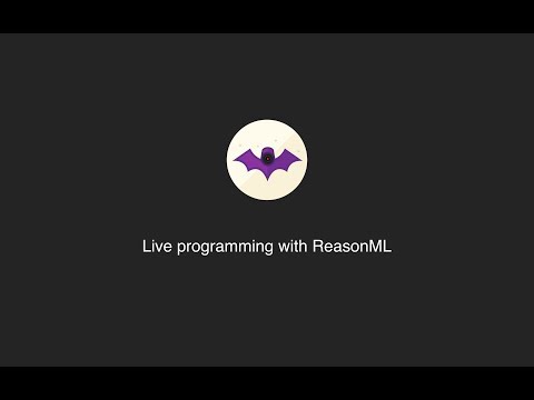 Live programming with ReasonML
