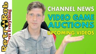 Channel News and Upcoming Videogame Auctions!