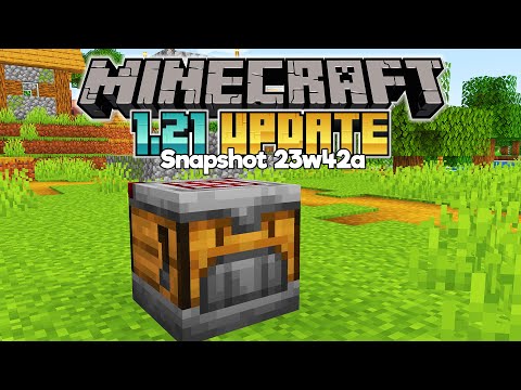 Pixlriffs - First Look At The Crafter! ▫ Minecraft 1.21 Update, Snapshot 23w42a ▫ Creative & Survival Gameplay