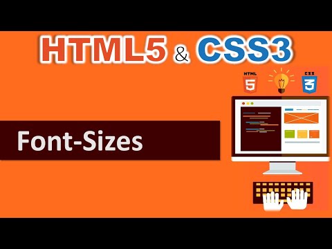 Font sizes in CSS | How to change font size in CSS | CSS Tutorial in Urdu Hindi