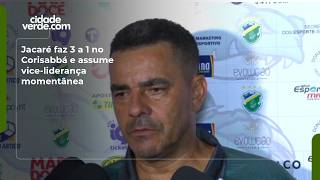 Jacaré faz 3 a 1 no Corisabbá e assume vice-liderança momentânea