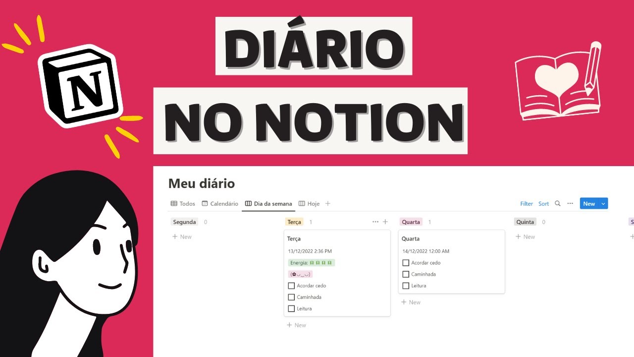 Como criar um diário no Notion | É super simples!