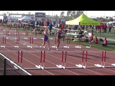 VarG 100m Hurdles vs Servite/Rosary/Laguna on 3-4-20