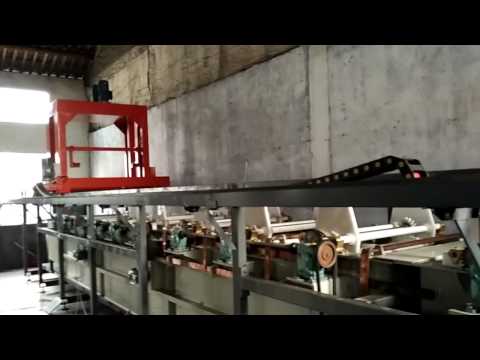 Zinc plating machine test running