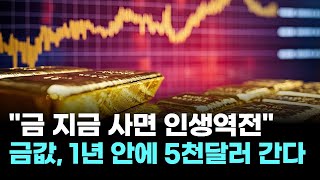 "금 지금 사면 인생역전"…금값, 1년 안에 5천달러 간다