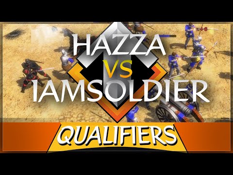 ⚔️ AoE3 NWC QUALIFICATION SERIES: Hazza54321 vs IAmSoldieR (winner goes to LAN)