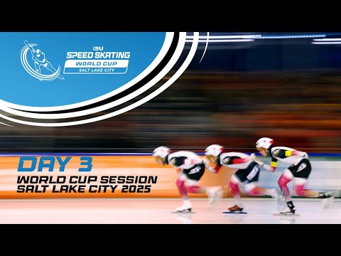 Day 3: World Cup Session | Salt Lake City 2025 | #SpeedSkating