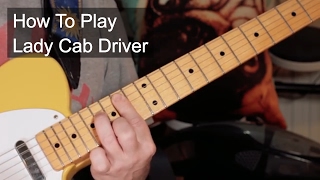&#39;Lady Cab Driver&#39; Prince Rhythm Guitar Lesson