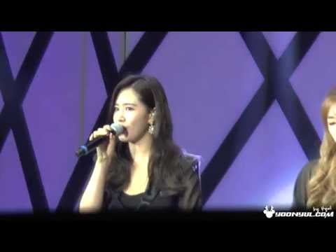 140930 Fancam Girls'Generation 1st FANS PARTY Goodbye Yuri