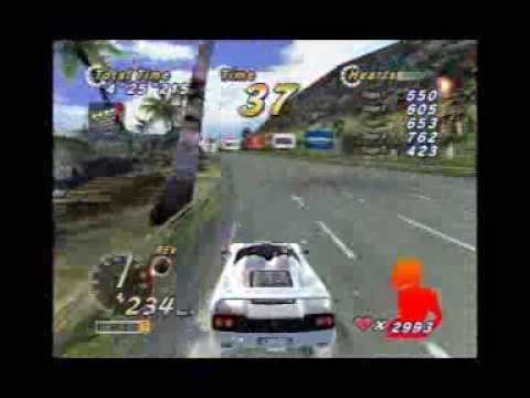 OutRun 2 SP Heart Attack Mode Goal A 3289