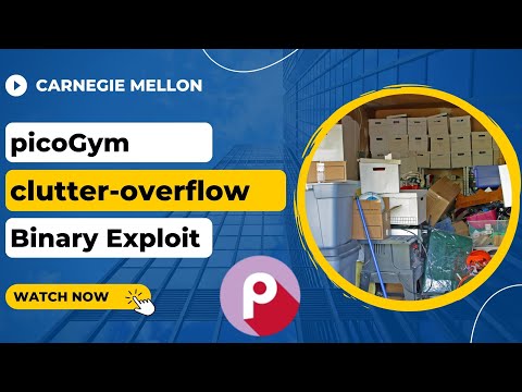 picoGym (picoCTF) Exercise: clutter-overflow