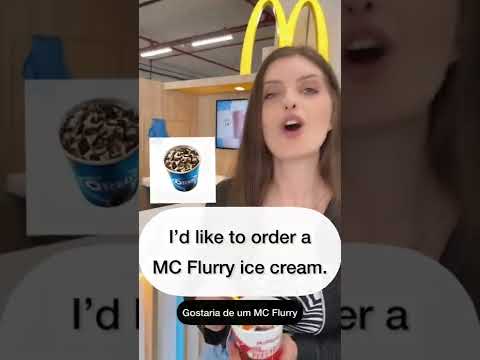 How to order ice cream in English #dicasdeingles