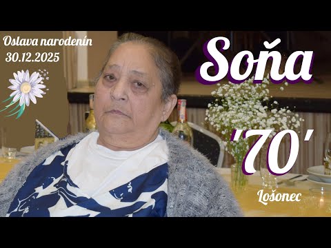 Soňa '70' Oslava narodenín 30.12.2025