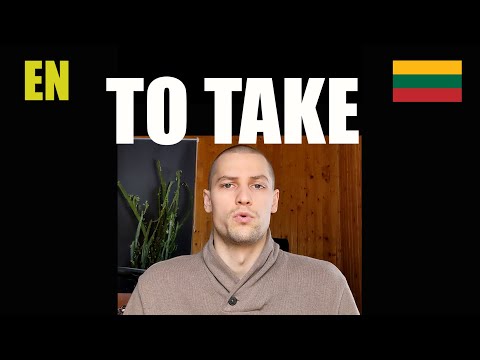 LITHUANIAN LESSON 231 - "TO TAKE" IN LITHUANIAN