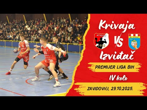Premijer liga BiH: RK Krivaja - RK Izviđač 🤾‍