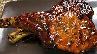 Honey Balsamic Glazed Pork Chops| So Delicious 🤤| #winnipeg #porkchopsteak #porkchops #porkchop